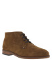 Thumbnail Bottines en cuir cognac avec talon décroché bas et lacets ronds - Image 3