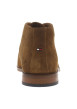 Thumbnail Bottines en cuir cognac avec talon décroché bas et lacets ronds - Image 6