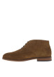 Thumbnail Bottines en cuir cognac avec talon décroché bas et lacets ronds - Image 2