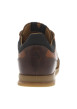 Thumbnail Tennis en cuir cognac à semelle marron avec et des lacets plats - Image 6