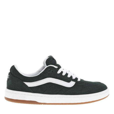 Baskets en cuir vertes à talon plat avec un...