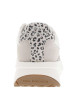 Thumbnail Baskets en cuir léopard et écrues avec un talon plat et des lacets - Image 6