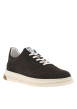 Thumbnail Tennis en cuir nubuck chocolat à talon plat avec des lacets blancs - Image 3