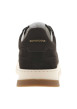 Thumbnail Tennis en cuir nubuck chocolat à talon plat avec des lacets blancs - Image 6