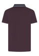 Thumbnail Polo en coton prune uni à coupe regular fit et à col américain avec une poche - Image 2