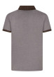 Thumbnail Polo marron chiné avec une coupe regular fit et le logo brodé en petit - Image 2