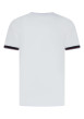 Thumbnail T-shirt en coton blanc uni à col rond avec une petite voiture brodée - Image 2