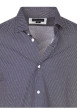 Thumbnail Chemise en coton bleue marine à minis pois avec une coupe slim - Image 3