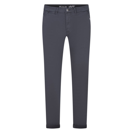 Pantalon Chino en coton mélangé, bleu marine...