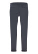 Thumbnail Pantalon Chino en coton mélangé, bleu marine uni avec des ourlet - Image 2