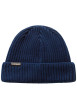Thumbnail Bonnet marine en maille tricotée avec nom de la marque brodé - Image 2