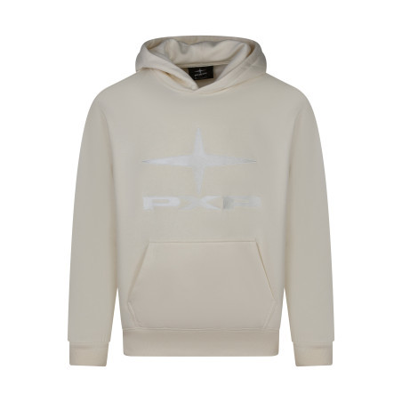 Sweat Project X et col à capuche écru brodé