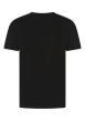 Thumbnail T-shirt en coton noir avec des flammes imprimées à l'avant et un col rond - Image 2
