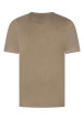 Thumbnail T-shirt beige avec un serpent imprimé à l'avant et à col rond - Image 2