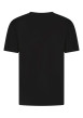 Thumbnail T-shirt en coton noir avec un imprimé tête de mort et un col v - Image 2