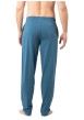Thumbnail Pyjama long en coton bleu clair à rayures avec un col tunisien - Image 5