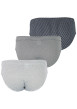 Thumbnail Lot de 3 slips en coton tricolores avec des minis motifs imprimés - Image 2