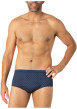 Thumbnail Slip en coton bleu marine à taille haute avec des minis motifs imprimés - Image 3