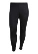 Thumbnail Legging en laine mélangée noir chiné avec une coupe près du corps