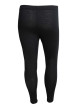 Thumbnail Legging en laine mélangée noir chiné avec une coupe près du corps - Image 2