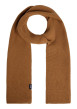 Thumbnail Echarpe beige en maille tricotée ornée du patch de la marque