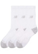 Thumbnail Lot de 3 paires de chaussettes hautes blanches unies avec logo imprimé - Image 2