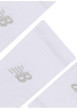 Thumbnail Lot de 3 paires de chaussettes hautes blanches avec logo et bords côtelés - Image 4