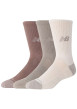 Thumbnail Lot de 3 paires de chaussettes hautes multicolores unies avec logo imprimé
