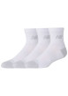Thumbnail Lot de 3 paires de chaussettes basses blanches unies avec logo imprimé