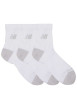Thumbnail Lot de 3 paires de chaussettes basses blanches unies avec logo imprimé - Image 3