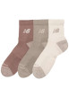 Thumbnail Lot de 3 paires de chaussettes basses multicolores unies avec logo imprimé - Image 2