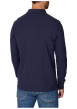 Thumbnail Polo en coton biologique marine uni avec une coupe droite et des boutons - Image 2