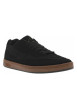 Thumbnail Baskets noires à talon plat avec des lacets noirs et logo de la marque - Image 3