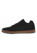 Thumbnail Baskets noires à talon plat avec des lacets noirs et logo de la marque - Image 2