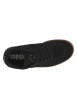 Thumbnail Baskets noires à talon plat avec des lacets noirs et logo de la marque - Image 4