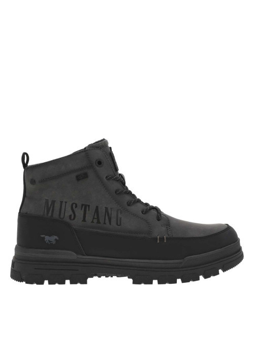 Bottines grises à talon plat pourvues d'une...