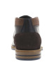 Thumbnail Bottines en cuir brunes avec un talon décroché bas et des lacets - Image 7