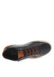 Thumbnail Tennis en cuir bleu marine avec une fermeture zippée et des lacets - Image 10