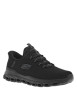 Thumbnail Baskets running noires à talon plat pourvues de lacets élastiqués - Image 3