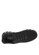 Thumbnail Baskets running noires à talon plat pourvues de lacets élastiqués - Image 4