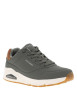 Thumbnail Sneakers vert olive à talon plat avec un logo embossé sur le côté - Image 3