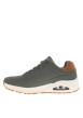 Thumbnail Sneakers vert olive à talon plat avec un logo embossé sur le côté - Image 2