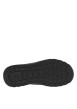 Thumbnail Sneakers en cuir noires à talon plat et à bandes auto-agrippantes - Image 5