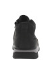 Thumbnail Bottines noires à talon plat avec des lacets ronds et un zip latéral - Image 6