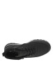 Thumbnail Bottines noires à talon plat avec des lacets ronds et un zip latéral - Image 4
