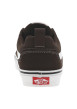 Thumbnail Baskets skate en cuir brunes à talon plat avec un logo brodé sur le côté - Image 6