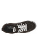 Thumbnail Baskets skate en cuir brunes à talon plat avec un logo brodé sur le côté - Image 4
