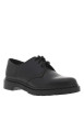 Thumbnail Derbies en cuir noires avec talon décroché bas et à lacets ronds - Image 3
