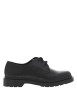 Thumbnail Derbies en cuir noires avec talon décroché bas et à lacets ronds