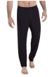 Thumbnail Pyjama en coton bleu marine imprimé et pourvu de manches longues - Image 2